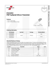 KSA1013YBU 数据规格书 1