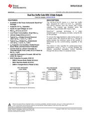 SN74LVC2G125YEPR datasheet.datasheet_page 1