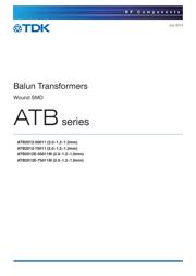 ATB2012-75011 数据规格书 1