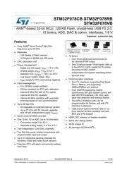 STM32F078RBH6TR 数据规格书 1