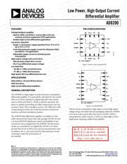 AD8133ACPZ datasheet.datasheet_page 1