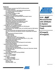 ATMEGA32-16AQR 数据规格书 1