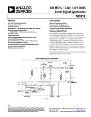 AD9859YSVZ-REEL7 Datenblatt PDF