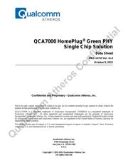QCA7000-AL3C 数据规格书 1