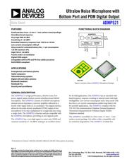 ADMP521ACEZ datasheet.datasheet_page 1