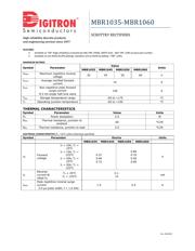 MBR1050 数据规格书 1