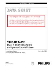 74HCT4052 datasheet.datasheet_page 1