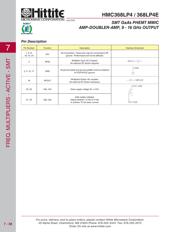 HMC368LP4E datasheet.datasheet_page 5