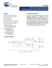 CY22050KFZXI datasheet.datasheet_page 1