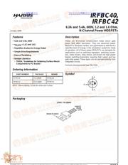 IRFBC40 数据规格书 1