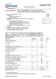 IHW40T120 数据规格书 1