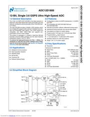 ADC12D1800CIUT/NOPB datasheet.datasheet_page 1