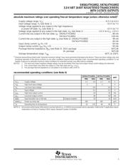 SN74LVTH16952DLR datasheet.datasheet_page 5