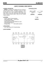 NJM2283D datasheet.datasheet_page 1