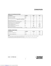ZXM62P03E6 数据规格书 2
