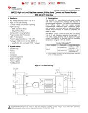 INA231AIYFFT Datenblatt PDF