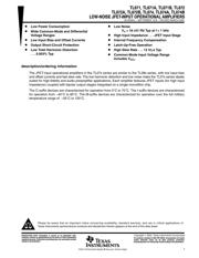 TL071ACDT 数据规格书 1