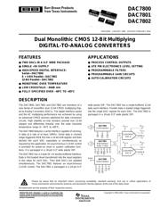 DAC7800 数据规格书 1