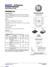 FDMS86101 数据手册