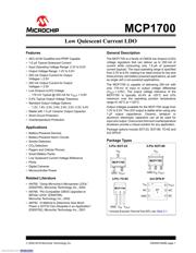 MCP1700T-3002E/MB 数据规格书 1