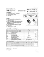 IRF8010STRLPBF datasheet.datasheet_page 1