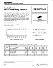 MC100LVEL40DWR2 数据规格书 1