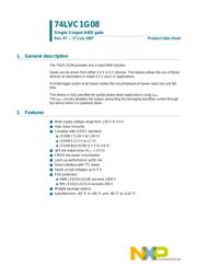 74LVC1G08 Datenblatt PDF