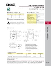 HMC630LP3ETR 数据规格书 5