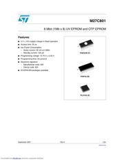 M27C801-100F6 Datenblatt PDF