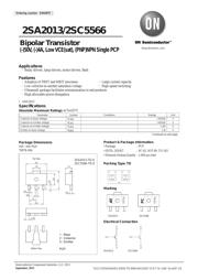 2SC5566-TD-E datasheet.datasheet_page 1