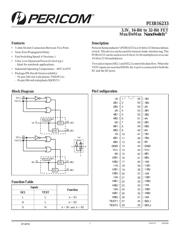 PI3B16233AE 数据规格书 1