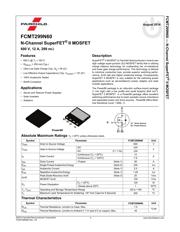 FCMT299N60 数据规格书 1