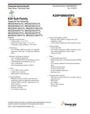 MK20DN128VFT5 数据规格书 1