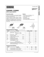 FQB9N08TM 数据规格书 1