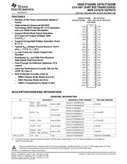 74LVT16245BDGGRE4 Datenblatt PDF