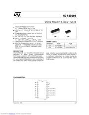 HCF4019B 数据规格书 1