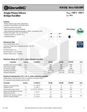 KBU8M datasheet.datasheet_page 1