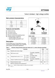 STTH506 datasheet.datasheet_page 1