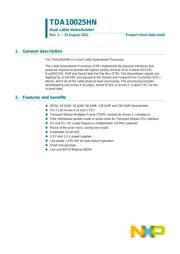 TDA10025HN/C1,518 datasheet.datasheet_page 1