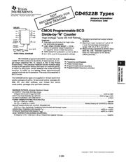 CD4522BM datasheet.datasheet_page 1