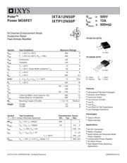 IXTP12N50P datasheet.datasheet_page 1