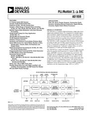 AD1959YRS 数据规格书 1