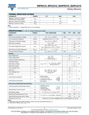 IRFU310PBF 数据规格书 2