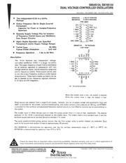 SN74S124 数据规格书 1