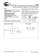 W166G datasheet.datasheet_page 1