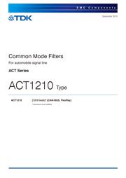 ACT1210-110-2P-TL00 数据规格书 1