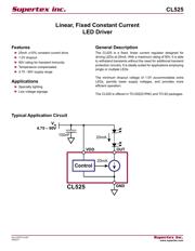 CL525K4-G 数据规格书 1