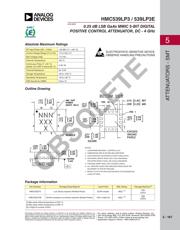 HMC539LP3ETR datasheet.datasheet_page 4