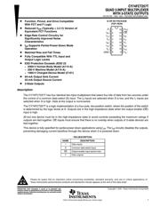 CY74FCT257CTD 数据规格书 1