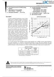 TLE2425IDR Datenblatt PDF